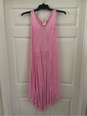 Exist Pink Embellished Sleeveless Dress